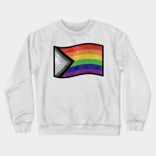 Foggy DBD Progress Pride Flag Charm Crewneck Sweatshirt